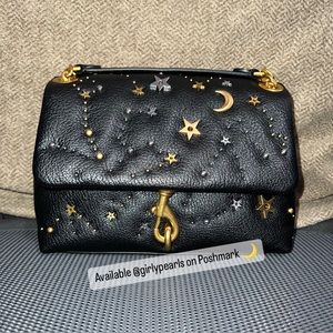 NWT Rebecca Minkoff Edie Crossbody With Celestial Studs